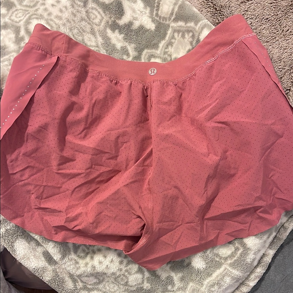 lululemon athletica Pink Athletic Shorts Lightweight and Relaxed